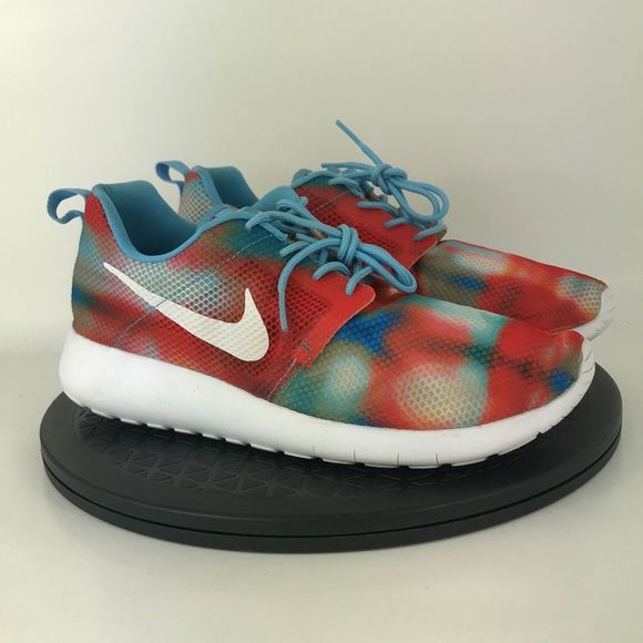 Nike Roshe Run 'Rainbow Sherbet' Running Shoes 705486-400 Women's Size 8.5 (7Y) - Picture 3 of 12